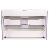 Тумба под раковину Style Line Бергамо 80 подвесная Серая антискрейч арт-СС-00002323 — фото 4, Тумбы под раковину