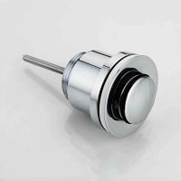 Донный клапан Frap click-clack Хром арт-F61 — фото 4, Донные клапаны