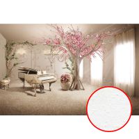 Фреска Ortograf 3D 33032 Фактура бархат FX Флизелин (4,1*2,7) Бежевый/Розовый, Интерьер/Цветы/Деревья арт-33032 (бархат FX) — фото 1, Фрески