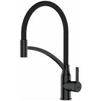 Смеситель для кухни Frap Черный матовый арт-F4552-6 — фото 1, Смесители для кухни