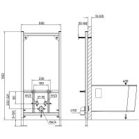 Инсталляция Allen Brau Base для биде Синяя арт-9.30001.20 — фото 3, Инсталляции для биде