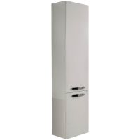 Шкаф пенал Aquaton Ария М подвесной Белый арт-1A124403AA010 — фото 1, Пеналы для ванной комнаты