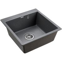 Товар: Кухонная мойка Paulmark Kante 50 Антрацит арт-PM105152-AN - фото 2 Кухонная мойка Paulmark Kante 50 Антрацит арт-PM105152-AN — фото 2, Кухонные мойки