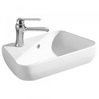 Раковина CeramaLux 45 Белая арт-9275R — фото 1, Раковины подвесные