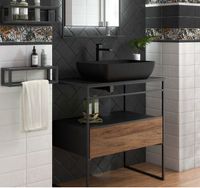 Керамическая плитка Kerama Marazzi Граффити черный настенная 9,9х20 см арт-19061 — фото 2, Керамическая плитка