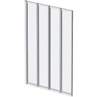 Товар: Шторка на ванну AM.PM Like 100 профиль Хром стекло прозрачное арт-W80BS-100-140CT - фото 6 Шторка на ванну AM.PM Like 100 профиль Хром стекло прозрачное арт-W80BS-100-140CT — фото 6, Складные шторки для ванной