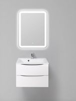 Тумба под раковину BelBagno Marino 65 подвесная Bianco Lucido арт-MARINO-650-2C-SO-BL-P — фото 7, Тумбы под раковину