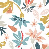 Обои Marburg Flora Винил на флизелине (0,53*10,05) Разноцветный, Листья/Цветы арт-47467 — фото 2, Обои для стен