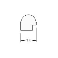 Зеркало Evoform Definite 67х47 в багетной раме - Серебряный бамбук 24 мм арт-BY 0625 — фото 5, Зеркала в ванную комнату