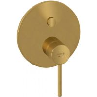 Душевая система Kludi Bozz Золото брашированное арт-38658N076 — фото 2, Встраиваемые душевые комплекты