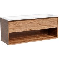 Тумба под раковину Sancos Marmi 1.0 120 подвесная Дуб чарльстон арт-MR1.0120ECH — фото 2, Тумбы под раковину