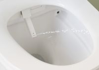 Комплект унитаза биде с инсталляцией Jacob Delafon Seine с сиденьем Микролифт и Белой глянцевой клавишей смыва арт-E34360-00 — фото 7, Умные унитазы