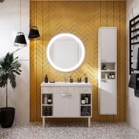 Зеркало Aquaton Анелло 85 с подсветкой с сенсорным выключателем и подогревом арт-1A260802AK010 — фото 12, Зеркала в ванную комнату