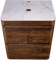 Тумба под раковину Style Line Атлантика Люкс Plus 60 подвесная Старое дерево арт-СС-00002205 — фото 7, Тумбы под раковину