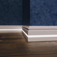 Плинтус Evrowood 2000x100x16 мм арт-PN 100 led — фото 3, Плинтуса напольные