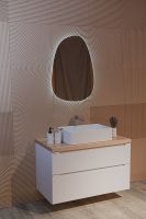 Зеркало Silver Mirrors Molecula-Lite 57 с подсветкой с бесконтактным выключателем и диммером арт-LED-00002801 — фото 5, Зеркала в ванную комнату