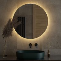 Зеркало Defesto Opti 80x80 с подсветкой 25W-3000К/Без выключателя/Теплый белый свет арт-DF 2855 — фото 2, Зеркала в ванную комнату