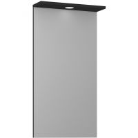 Зеркало Orka Knidos 55 с подсветкой Черное арт-3000992 — фото 1, Зеркала в ванную комнату