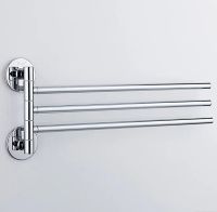 Полотенцедержатель Frap F38 поворотный Хром арт-F3813 — фото 4, Полотенцедержатели