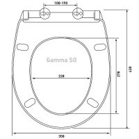 Комплект унитаза Berges Gamma с инсталляцией Atom Line с сиденьем Микролифт и Белой Хром глянец клавишей смыва арт-043340 — фото 9, Комплекты унитаз + инсталляция