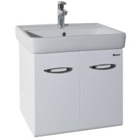 Тумба под раковину Bellezza Джела 60 подвесная Белая арт-4639809540019 — фото 1, Тумбы под раковину