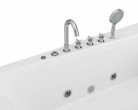 Акриловая ванна Grossman 170х95 с гидромассажем арт-GR-17095-1R — фото 4, Акриловые ванны