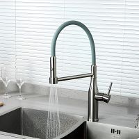 Товар: Смеситель для кухни Gappo Нержавеющая сталь Серый арт-G4398-55 - фото 2 Смеситель для кухни Gappo Нержавеющая сталь Серый арт-G4398-55 — фото 2, Смесители для кухни