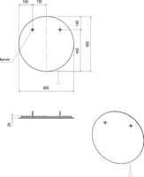 Комплект мебели для ванной STWORKI Ноттвиль 60 подвесной Дуб верона арт-444537 — фото 11, Комплекты мебели для ванной