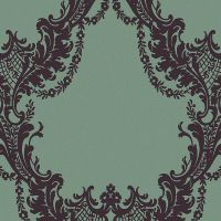 Обои LOYMINA Boudoir Флизелин (1*10,05) Зеленый/Черный, Вензель/Орнамент арт-GT1 005/1 — фото 1, Обои для стен