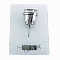 Донный клапан Frap click-clack Хром Белый арт-F62-8 — фото 4, Донные клапаны