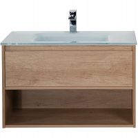 Тумба под раковину BelBagno Kraft 90 подвесная Rovere Nebrasca Nature арт-KRAFT-900-1C-SO-RNN — фото 3, Тумбы под раковину