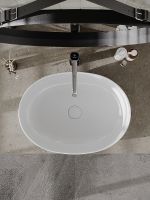 Раковина-чаша Orange 52 Белая глянцевая арт-B05-520W — фото 4, Раковины накладные