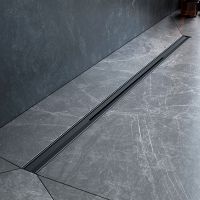 Товар: Душевой лоток AM.PM MasterFlow 80 с Черной матовой решеткой Slim line арт-W01SC-S11-080-05BM - фото 4 Душевой лоток AM.PM MasterFlow 80 с Черной матовой решеткой Slim line арт-W01SC-S11-080-05BM — фото 4, Душевые лотки