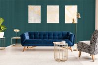 Обои Grandeco Elementum Винил на флизелине (0,53*10,05) Зеленый, Перья арт-EE 1304 — фото 3, Обои для стен