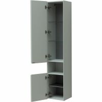 Шкаф пенал Allen Brau Infinity 35 L подвесной Папирус матовый арт-1.21010.PWM — фото 10, Пеналы для ванной комнаты