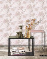 Обои Wiganford by Solo Fusion Винил на флизелине (1,06*10,05) Серый/Розовый/Коричневый, Деревья/Цветы арт-ER71303 — фото 2, Обои для стен