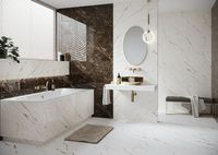 Керамическая плитка Ceramika Paradyz Guarda Bianco Decor Rekt Polysk 29,8х89,8 см арт-57482 — фото 2, Керамическая плитка