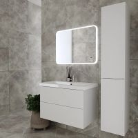 Шкаф пенал VIANT София 30 R подвесной Белый арт-VSOF300-PENR — фото 7, Пеналы для ванной комнаты