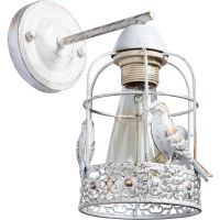 Настенный светильник Artelamp Cincia Белый с золотом арт-A5090AP-1WG — фото 1, Бра