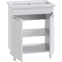 Тумба под раковину СанТа Родос 70 Белая арт-206018 — фото 2, Тумбы под раковину