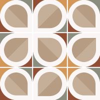 Керамогранит Equipe Bauhome Blatt Warm 20x20 см арт-27691 — фото 2, Керамогранит