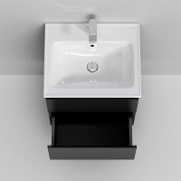 Товар: Тумба под раковину AM.PM X-Joy 55 подвесная Черная матовая арт-M85AFHX0552BM - фото 5 Тумба под раковину AM.PM X-Joy 55 подвесная Черная матовая арт-M85AFHX0552BM — фото 5, Тумбы под раковину