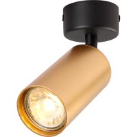 Потолочный светильник Crystal Lux Золото Черный арт-CLT 015CW1R BL-GO — фото 2, Споты