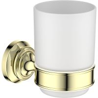 Стакан для зубных щеток Aquatek Классик Полированное золото арт-AQ4504PG — фото 1, Стаканы для зубных щеток