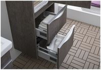 Шкаф пенал Aquanet Эвора 40 R подвесной Дуб антик арт-182999 — фото 7, Пеналы для ванной комнаты