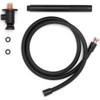 Комплект смесителей Paffoni Light Черный матовый арт-KITLIQ018NO071 — фото 12, Готовые комплекты для ванной комнаты