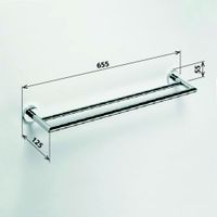 Полотенцедержатель Bemeta Omega Глянец арт-104204052 — фото 2, Полотенцедержатели