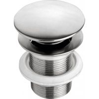 Донный клапан Viko click-clack Хром арт-V-0600 — фото 1, Донные клапаны