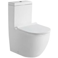 Унитаз моноблок SantiLine с сиденьем Микролифт арт-SL-5011 — фото 1, Напольные унитазы