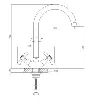 Товар: Смеситель для кухни Viko Хром арт-V-1533 - фото 12 Смеситель для кухни Viko Хром арт-V-1533 — фото 12, Смесители для кухни